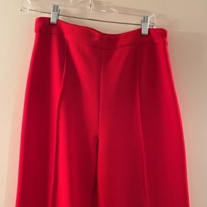 Red wide leg Pants